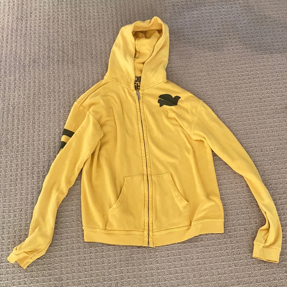 Yellow freecity zip up jacket